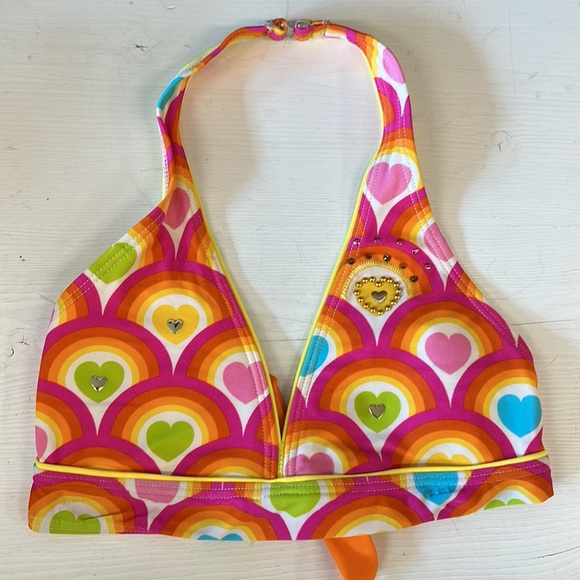 NWT MALIBU Heat Printed Triangle Bikini - Picture 2 of 6